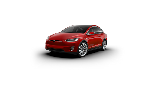 Tesla Model X exterior with falcon-wing profile