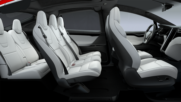 Tesla Model X interior cockpit